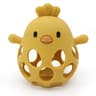 Cartoon Chick Silicone Baby Teether Toy  Soft Hollow Teething Chew For Infants 12