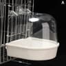 Hanging Bird Bath Box For Parrots  Parakeets  Cage Shower Tub For Budgie Cockatiel  Lovebird 8
