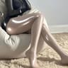 Womens HighWaist Glossy OilShine Pantyhose  Plus Size Sheer Elastic Shiny Tights 13