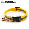2Pack Reflective Adjustable Cat  Small Dog Collar With Bell  Safety Pet Collar Set 14