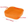 Reusable Silicone Air Fryer Basket Liner  NonStick Air Fryer Pan For Baking  Cooking 7