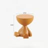 Modern Cream Round Side Table  Minimalist Sofa  Bedside Accent Coffee Table 9