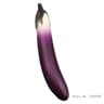 Realistic PU Artificial Cucumber  Aubergine Display Prop  Soft Simulation Vegetable Decor 7