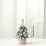 Snow Flocked Mini Cedar Christmas Tree  PE Simulation Desktop Holiday Decoration 6