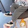 CozyStride Kids Striped Jogger Pants  Thermal Drawstring Toddler Sweatpants For Boys  Girls 46Y 7