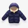 Kids Plush Fur Hooded Winter Jacket  Thick Warm CottonPadded Coat For Boys  Girls 36Y 8