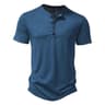King Billion Mens Cotton Henley TShirt  Breathable Short Sleeve Casual Summer Tee 5