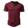 King Billion Mens Cotton Henley TShirt  Breathable Short Sleeve Casual Summer Tee 8