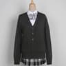 Japanese JK School Uniform Sweater Cardigan  Anime VNeck Long Sleeve Knit Coat For Girls 9