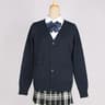 Japanese JK School Uniform Sweater Cardigan  Anime VNeck Long Sleeve Knit Coat For Girls 8