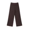 Womens Vintage Knit Cardigan  Straight Pants Set  Brown Loose Fit 2Piece Fashion Suit 8