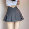 Womens High Waist Pleated Tennis Mini Skirt  Korean Style Vintage Summer Dance Skirt 15