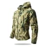 Mens Shark Skin Tactical Soft Shell Jacket  Waterproof Fleece Hooded Military Camouflage Outdoor Co 10