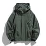 Mens Plus Size Hooded Windbreaker Jacket  Waterproof Lightweight Softshell Bomber 6