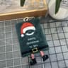 Christmas Cartoon Hanging Hand Towel  Thick Coral Fleece Absorbent Kitchen  Bathroom Cloth 6