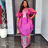 Fashion Womens 2Piece African Dashiki Ankara Set  Plus Size Top  Skirt Wedding Party Outfit 7