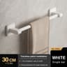 Wall Mount Double Towel Rack  No Drill ABS 2Tier Bathroom Towel Bar 6