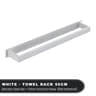 SelfAdhesive Stainless Steel Towel Rack  No Drill WallMount Bathroom  Kitchen Towel Holder 11