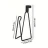 NoDrill Wall Mount Toilet Paper Holder  SpaceSaving Bathroom Tissue Roll Hanger With Painted Finish 7