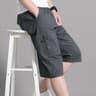 FlexCore Tactical Cargo Shorts  Mens Zipper Pocket Elastic Waist Summer Climbing Jogger Shorts 12