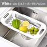 FlexiSink 3in1 Expandable Drain Basket  Adjustable Kitchen Sink Storage Vegetable Washer  Dish Rack 7