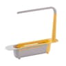 ExtendoSink Telescopic Sink Organizer Rack  Adjustable Soap Sponge Holder With Drain Basket  Towel  9