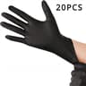 Black Nitrile Disposable Gloves  Thickened Waterproof Cleaning Tattoo  Hairdressing Gloves 6