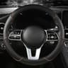 Leather Steering Wheel Cover  Diamond Pattern AntiSlip Universal 14515 In Car Wheel Protector 11