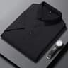 Mens Printed Polo Shirt  Short Sleeve Business Casual Polo Breathable Summer Shirt For Men 6