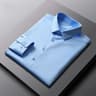 Mens Long Sleeve Casual Shirt  WrinkleResistant NonIron Solid Business Casual ButtonUp Shirt 6