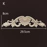 Wood Carved Onlays  Appliques  Vintage Floral Furniture Decals For Home Decor  Restoration 14