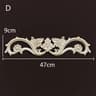 Wood Carved Onlays  Appliques  Vintage Floral Furniture Decals For Home Decor  Restoration 27