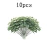 Artificial Eucalyptus Leaves Stems Bulk Set  Realistic Silver Dollar Greenery For Wedding  Home Dec 11