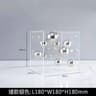 Modern Clear Acrylic Cube Display Box  Square Transparent Cover For Home Decor  Collectibles 13