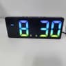 Smart Voice Control LED Digital Alarm Clock  Dual Alarm Temperature Display Night Mode Desk Clock 12