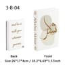 Islamic Luxury Decorative Book Storage Box  Kaaba Mosque Faux Book Coffee Table Decor 8