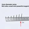 N52 Mini Round Neodymium Magnets Set 10PCS  UltraStrong Small Refrigerator Magnets 9