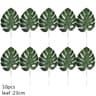 Lush Tropical Artificial Palm Leaf Decor Set  Realistic Green Silk Turtle Leaves For Events  Home S