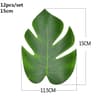 Lush Tropical Artificial Palm Leaf Decor Set  Realistic Green Silk Turtle Leaves For Events  Home S