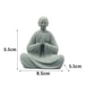 Zen Wishing Monk Resin Figurine  Buddhist Micro Landscape Decor For Aquarium Garden  Meditation Spa 11
