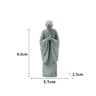 Zen Wishing Monk Resin Figurine  Buddhist Micro Landscape Decor For Aquarium Garden  Meditation Spa 12