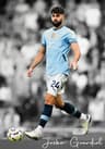 Modern Soccer Player Canvas Wall Art  Football Athlete Highlight Poster For Room Decor 27