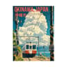 Retro Japanese Tokyo Rainy Night Canvas Wall Art  Railway Street Landscape Poster For Modern Home D 7