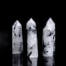 Natural Crystal Obelisk Wand  Rose Quartz  Amethyst Healing Point For Reiki  Home Decor 20