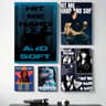 Vintage BillieInspired Hit Me Hard  Soft Kraft Poster Set  Retro Aesthetic Sticky Wall Decor 14