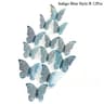 3D Mirror Butterfly Wall Stickers  Hollow Gold Silver  Blue DIY Room Decor 22