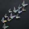 3D Mirror Butterfly Wall Stickers  Hollow Gold Silver  Blue DIY Room Decor 25