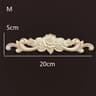 Vintage Rose Wood Carving Appliques  Decorative Onlays For Furniture  Antique Home Decor 18