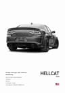 Dodge Challenger SRT Hellcat Redeye Canvas Poster  Sports Car Wall Art For Office  Living Room Deco 12
