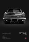 Dodge Challenger SRT Hellcat Redeye Canvas Poster  Sports Car Wall Art For Office  Living Room Deco 13